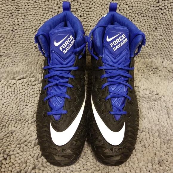 NIKE FORCE SAVAGE PRO MID TD FOOTBALL CLEATS - Picture 2 of 5